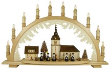 German Wooden candle arch