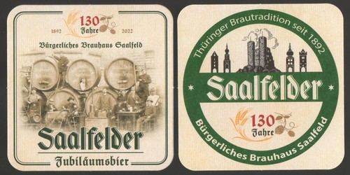 Bierdeckel 2022 saalfelder - bierdeckel,