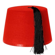 ROTER FEZ-HUT FÜR ERWACHSENE TÜRKISCHES KOSTÜMKLEID TOMMY COOPER STIL PAKET