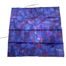 Reine Seiden Tuch Damen   84x84 Cm Batik  Handgemalt  Neu Elegant