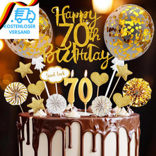 Tortendeko 70 Geburtstag Frau