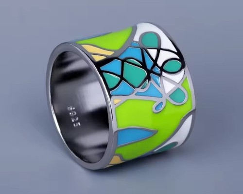 Eleganter 925 silber ring - eleganter, mit