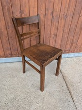 50er Vintage Esszimmer Stuhl Frankfurter Küchenstuhl Kneipenstuhl Holzstuhl B