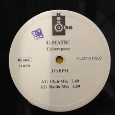 U-Matic Cyberspace Vinyl Single 12inch Key One