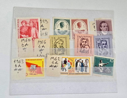 Ddr briefmarken lot gestempelt - briefmarken,