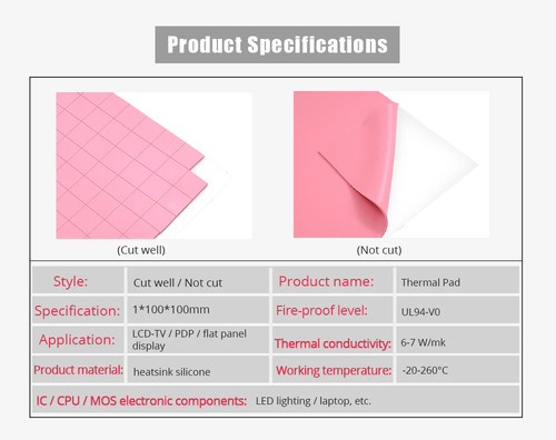 Thermal pad 100x100mm - pad,