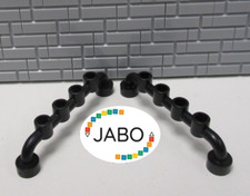 (F11/8/7) Lego 2x 6140  Zaun / Absperrung schwarz 7739 6563 21108 7347 10183