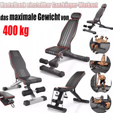 Klappbar Verstellbar Hantelbank Trainingsbank Fitnessbank Schrägbank Bankdrücken