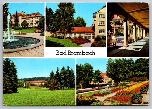 Postkarte bad brambach - postkarte,