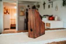 4x Büro Organizer A4 Holz Vintage Look Ablage