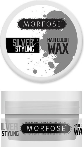Morfose color hair wax silber - morfose,