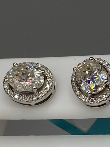925 sterling silber moissanit - silber,
