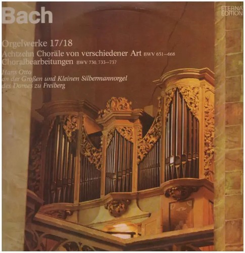 2xlp bach orgelwerke 18 - orgelwerke, 17/18