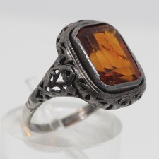 Art Deco Ring Silber - Madeira