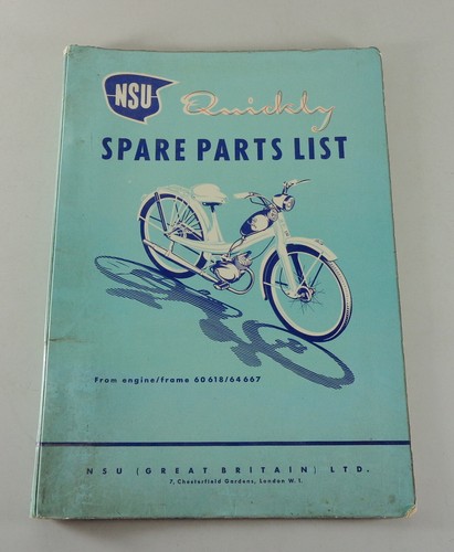 Spare parts list nsu - parts,