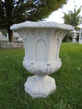 Pflanzamphore, Pflanzkübel, Amphore, Steinguss, 52 cm Blumenschale, Steinfigur