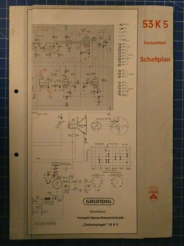 Grundig 53k5 fernsehteil - grundig,