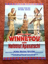Winnetou und das Halbblut Apanatschi Kinoplakat Poster A1, 1972, Barker, Brice