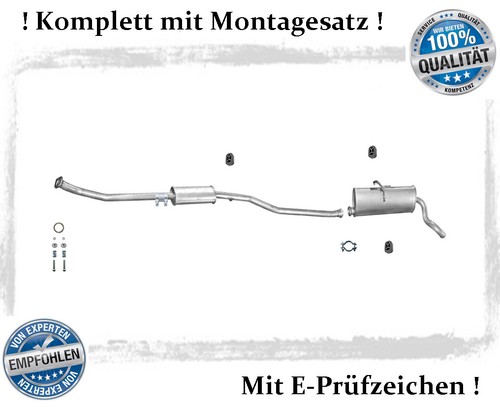 Auspuffanlage für citroen - auspuffanlage,