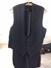 Vintage Hochzeitsanzug Unikat aus M. Eisenstein, 3-tlg, L, schw., s. gut gepfl.