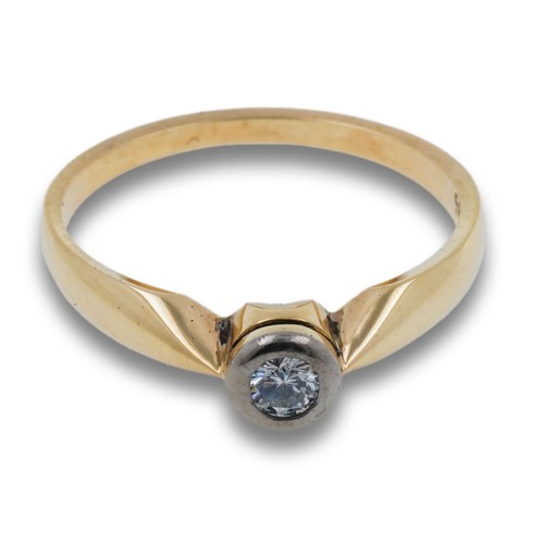 Solitär ring 585 - 585, 14