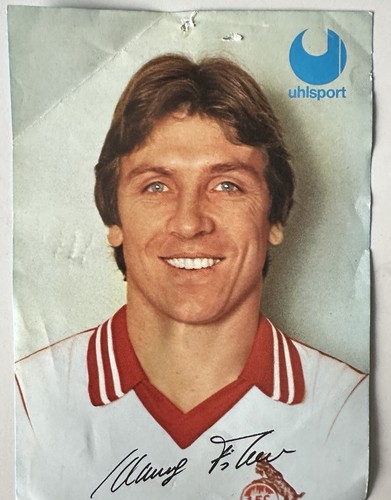 Uhlsport autogrammkarte klaus - uhlsport,