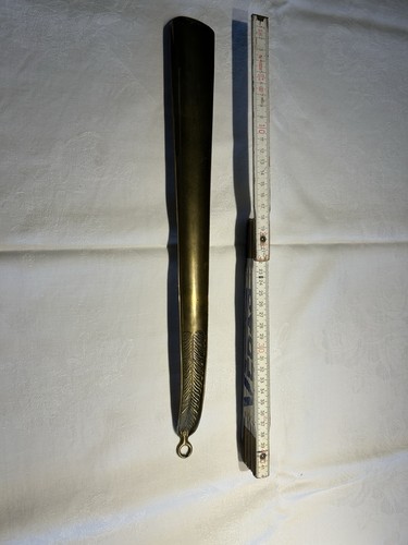 Antiker schuhlöffel messing - schuhlöffel,