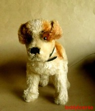 alter STEIFF HUND Bernhardiner Bernie Samarit • 22 cm • nur v. 1964- 66 • selten