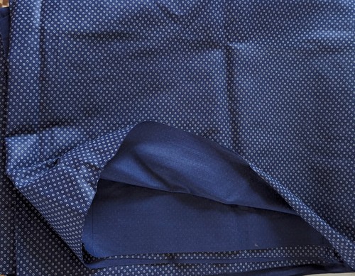 Vintage ddr stoff dunkelblau - vintage,