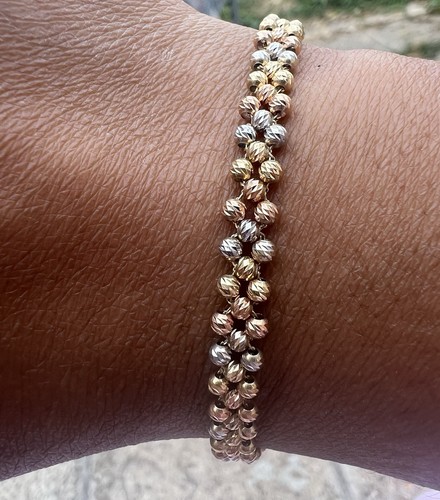 Massives gold armband - 18,
