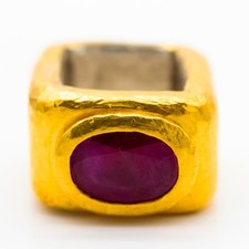 Ring 999 24k - gelbgold, silber