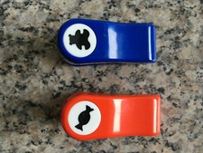 2 Präge-Stanzstempel Motiv: Bärchen und Bonbon