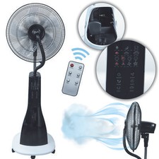 Standventilator mit Wasser Sprühnebel Ventilator leise Oszillation 90 Watt 40cm