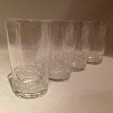Wassergläser Glas 10 cm 50er