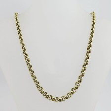 Kette Erbskette mit Verlauf in 585/14K Gelbgold Länge 45,0 cm