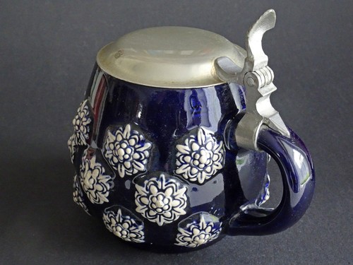 Vintage steinzeug bierkrug - vintage,