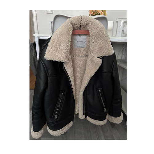 Bershka damen kunstlederjacke - bershka,