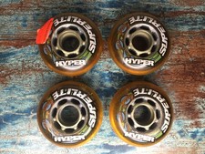 4er-Set Superlite Hyper Inline Skate Rollen 72 mm 82A Allround Race Hockey