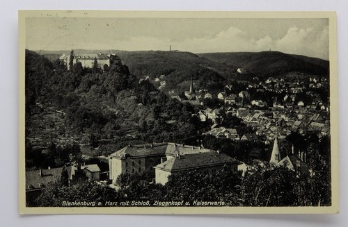 Postkarte blankenburg im - postkarte,
