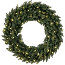 LED Weihnachtskranz außen