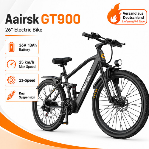 Aairsk gt900 zoll bike - aairsk, 26