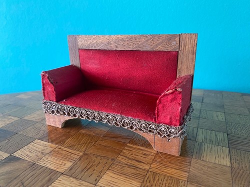 Altes sofa puppenstube - sofa,
