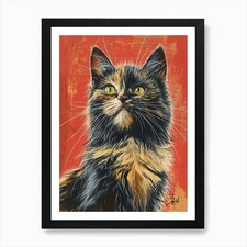 Türkische angora katze relief - angora,