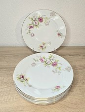 6 antike Kuchenteller Royal