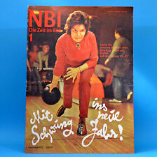 DDR NBI 1 1972 Zirkus Busch Bowling-Zentrum Berlin Anbauwand carat Raumfahrt 73