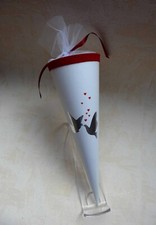 Hochzeit Gastgeschenk für die kleinen HelferInnen, 3 elegante Zuckertüten im Set