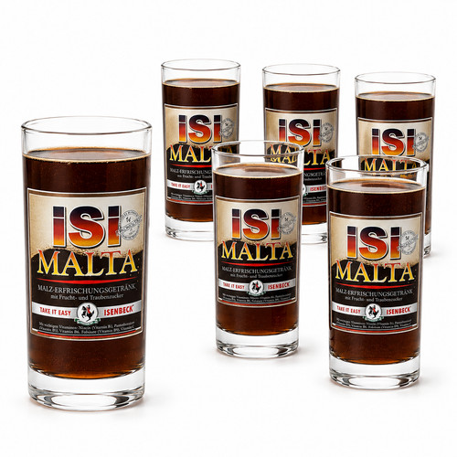 Isi malta malz - bier, glas