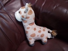 H&M Home Stofftier Kuscheltier "Giraffe " in Beige Braun 20 cm Hoch Top