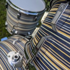 Restored Sonor Swinger Action Vintage Drum Set from 70s with Phonic Lugs