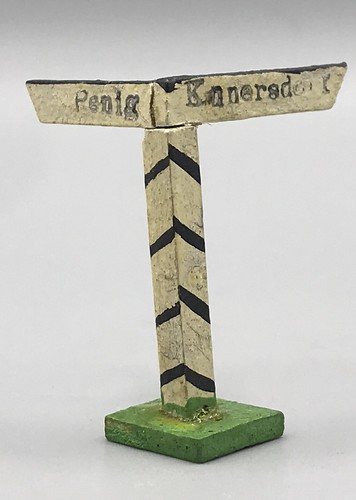 Vorkrieg holz figur wegweiser - holz,